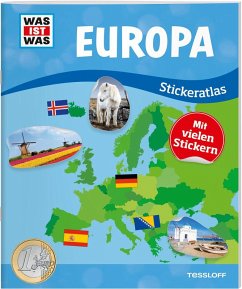 WAS IST WAS Stickeratlas Europa - Hebler, Lisa;Braun, Christina