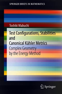 Test Configurations, Stabilities and Canonical Kähler Metrics (eBook, PDF) - Mabuchi, Toshiki