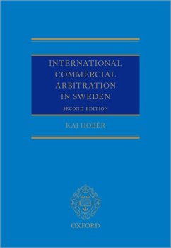 International Commercial Arbitration in Sweden (eBook, ePUB) - Hobér, Kaj