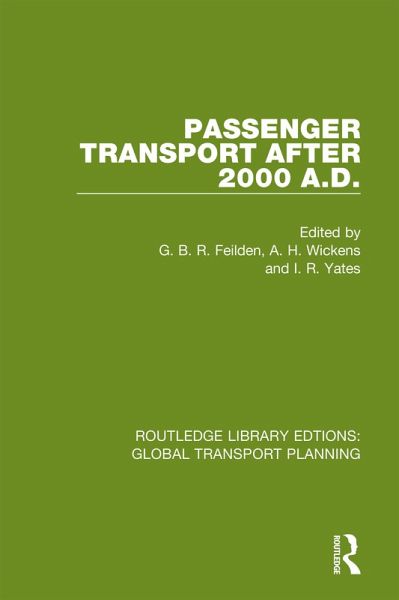 Passenger Transport After 2000 A.D. (eBook, ePUB)