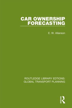 Car Ownership Forecasting (eBook, ePUB) - Allanson, E. W.