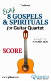 8 Gospels & Spirituals for Guitar quartet (score) (fixed-layout eBook, ePUB)