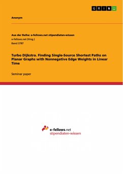 Turbo Dijkstra. Finding Single-Source Shortest Paths on Planar Graphs with Nonnegative Edge Weights in Linear Time (eBook, PDF) - Anonym