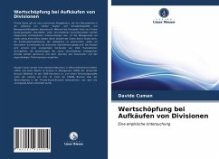 Wertschöpfung bei Aufkäufen von Divisionen - Cuman, Davide