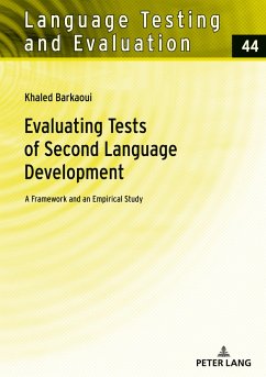 Evaluating Tests of Second Language Development - Barkaoui, Khaled