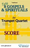Trumpet quartet sheet music &quote;8 Gospels & Spirituals&quote; score (eBook, ePUB)