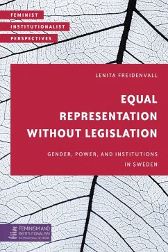 Equal Representation without Legislation (eBook, ePUB) - Freidenvall, Lenita