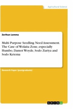 Multi Purpose Seedling Need Assessment. The Case of Wolaita Zone, especially Humbo, Damot Woyde, Sodo Zuriya and Sodo Ketema