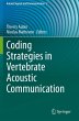 Coding Strategies in Vertebrate... - Bild 1