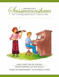 Früher Anfang auf der Geige 1 / Early Start on the Violin 1 -Klavierbegleitung- - Sassmannshaus, Kurt