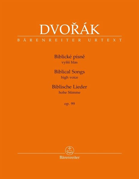 Biblische Lieder op. 99 (Hohe Stimme)