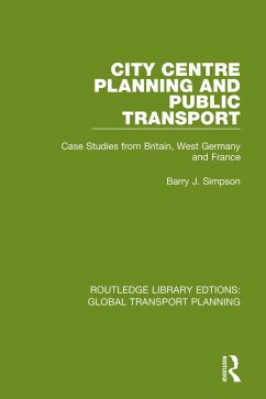 Cover City Centre Planning and Public Transport (eBook, ePUB)
