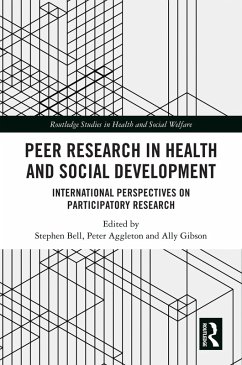 Cover Peer Research in Health and Social Development (eBook, PDF)