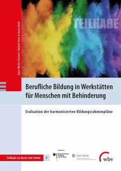 Berufliche Bildung in Werkstätten für Menschen mit Behinderung (eBook, PDF) - Riedl, Anna; Kranert, Hans-Walter; Stein, Roland