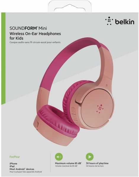 Belkin Soundform Mini-On-Ear Kinder Kopfhörer kaufen - pink Portofrei bei bücher.de AUD002btPK