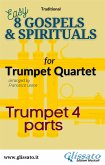 Bb Trumpet 4 part of "8 Gospels & Spirituals" for Trumpet quartet (fixed-layout eBook, ePUB)