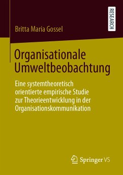 Organisationale Umweltbeobachtung (eBook, PDF) - Gossel, Britta Maria