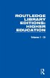 Routledge Library Editions: Higher... - Bild 1
