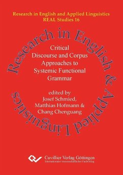 Cover Critical Discourse and Corpus Approaches to Systemic Functional Grammar (eBook, PDF)