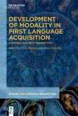 Development of Modality in First Language Acquisition (eBook, PDF)