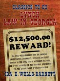 Lynch Law in Georgia (eBook, ePUB)