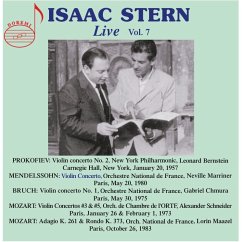 Isaac Stern: Live,Vol.7 - Stern,Isaac/Bernstein/Marriner/Schneider/Maazel/+