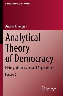 Analytical Theory of Democracy - Tangian, Andranik