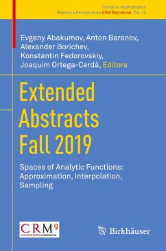 Extended Abstracts Fall 2019