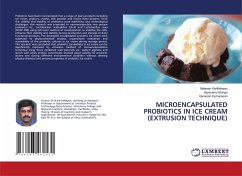 MICROENCAPSULATED PROBIOTICS IN ICE CREAM (EXTRUSION TECHNIQUE)