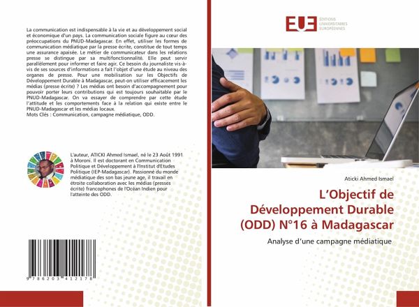 L¿Objectif de Développement Durable (ODD) N°16 à Madagascar L¿Objectif de Développement Durable (ODD) N°16 à Madagascar