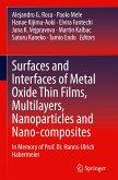 Surfaces and Interfaces of Metal Oxide Thin Films, Multilayers, Nanoparticles and Nano-composites