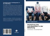 Verteilung des Lehrdeputats in der Abteilung