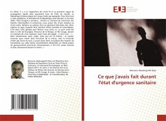 Cover Ce que j'avais fait durant l'état d'urgence sanitaire