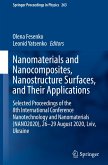 Nanomaterials and Nanocomposites, Nanostructure Surfaces, and Their Applications