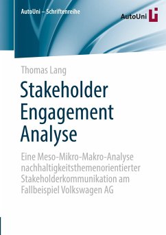 Stakeholder Engagement Analyse - Lang, Thomas
