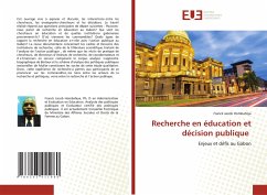 Recherche en éducation et décision publique - Hombahiya, Franck Jacob