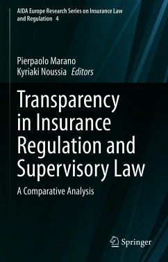 Transparency in Insurance Regulation and Supervisory Law (eBook, PDF)