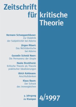 Zeitschrift für kritische Theorie / Zeitschrift für kritische Theorie, Heft 4 / Zeitschrift für kritische Theorie HEFT 4