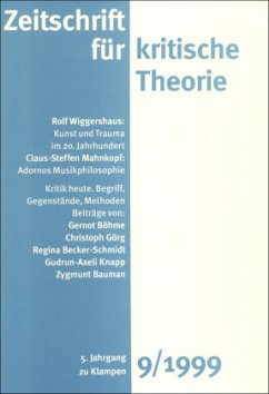 Zeitschrift für kritische Theorie / Zeitschrift für kritische Theorie, Heft 9 / Zeitschrift für kritische Theorie HEFT 9