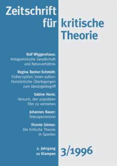 Zeitschrift für kritische Theorie / Zeitschrift für kritische Theorie, Heft 3 / Zeitschrift für kritische Theorie HEFT 3