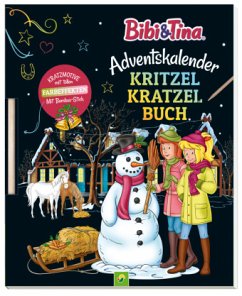 Bibi & Tina Adventskalender Kritzel-Kratzel Buch - Lindenroth, Nicole