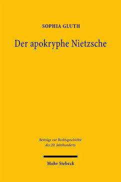 Der apokryphe Nietzsche (eBook, PDF) - Gluth, Sophia