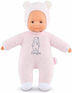 Corolle 9000100440 - Mon Doudou Corolle Sweetheart, rosa Bär, Puppe, Weichkörperpuppe, 30 cm