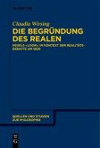 Die Begründung des Realen