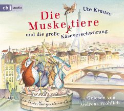 Die Muskeltiere und die große Käseverschwörung / Die Muskeltiere Bd.5 (3 Audio-CDs) - Krause, Ute