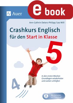 Crashkurs Englisch für den Start in Klasse 5 (eBook, PDF) - Deters-Philipp, Ann-Cathrin; Will, Leo