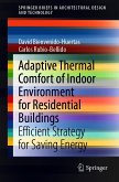 Adaptive Thermal Comfort of Indoor Environment for Residential Buildings (eBook, PDF)