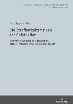 Die Strafbarkeitsrisiken der Geistheiler - Fink, Anna Deborah