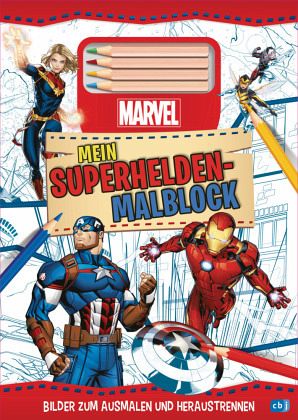 Marvel Mein Superhelden Malblock Bilder Zum Ausmalen Und Heraustrennen Portofrei Bei Bucher De Bestellen