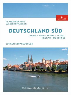 Planungskarte Wasserstraßen Deutschland Süd - Straßburger, Jürgen
